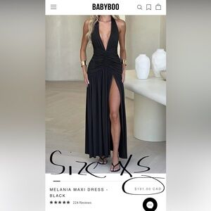 Elegant Black Maxi Dress